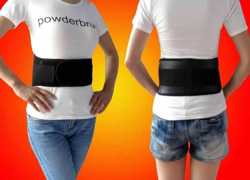 Self-Heating Magnetic Therapy Back Waist Support Adjustable Belt Lumbar Brace Massage Bands Posture Correction