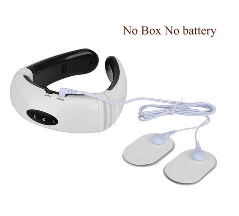 Rechargeable Electric Infrared Heating Pulse Back Neck Massager for pain relief relaxation