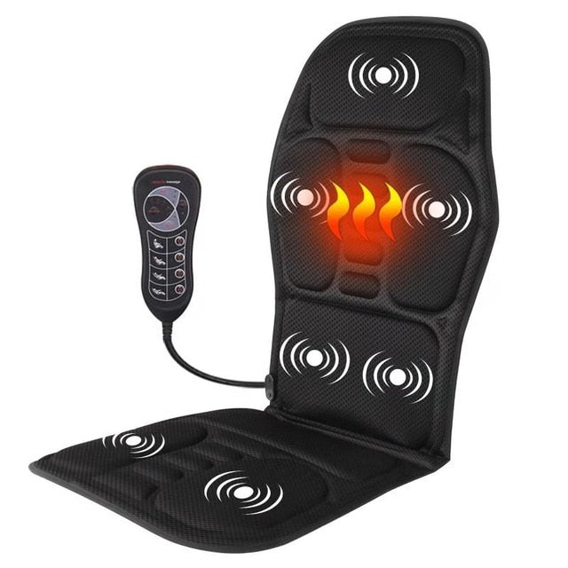 Electric Portable Heating Vibrating Back Massager Chair – The Super Online  Deals