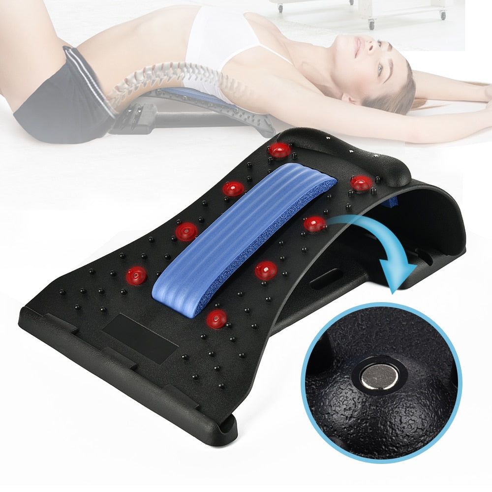 Best Neck Relaxer Adjustable Neck & Shoulder Stretcher Traction Fitness Massage Board
