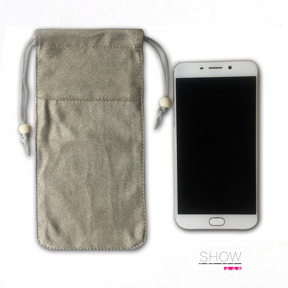 EMF Shielding Signal Shielding Silver Fiber Cell Phone Case Phone Pocket