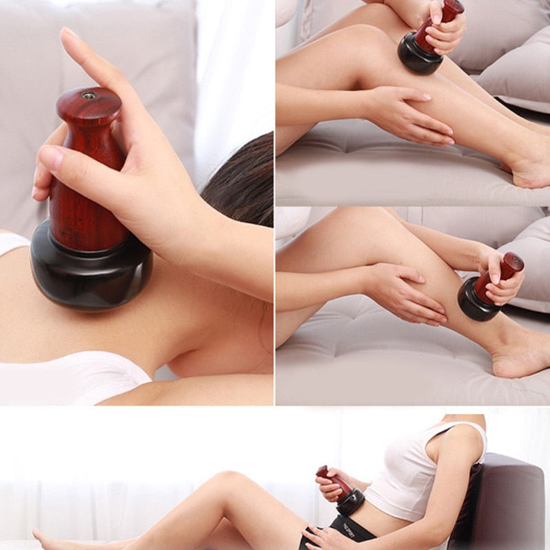 Gua Sha Natural Energy Hot Stone Electric Back Massager For Spa Give You Relax and Relieve From Stress