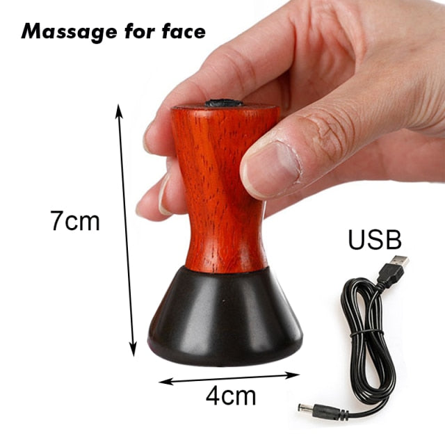 Gua Sha Natural Energy Hot Stone Electric Back Massager For Spa Give You Relax and Relieve From Stress