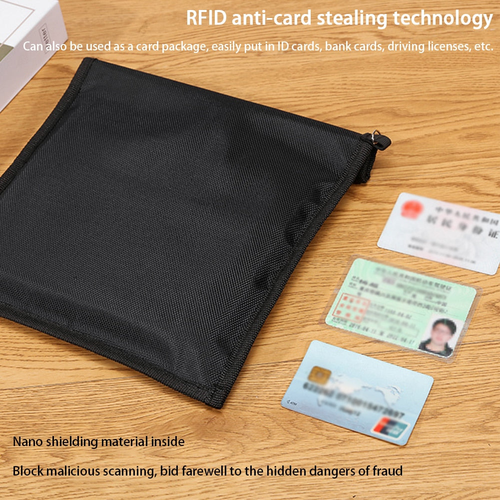 Electronic Equipment EMF Protection Shield Wallet Faraday Bag