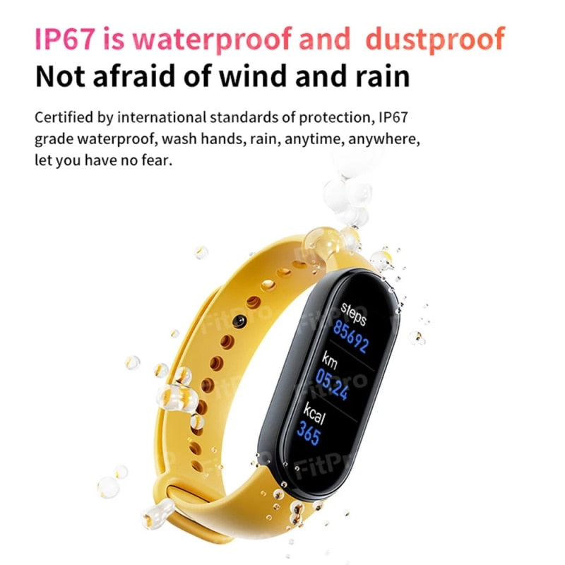 fitness tracking smart watch for men women waterproof and dustproof
