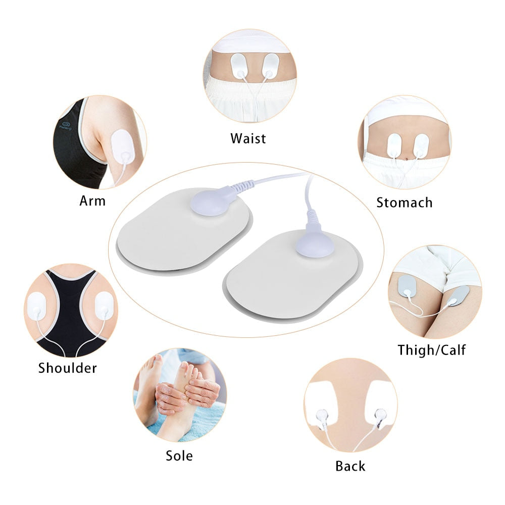 Rechargeable Electric Infrared Heating Pulse Back Neck Massager for pain relief relaxation 1